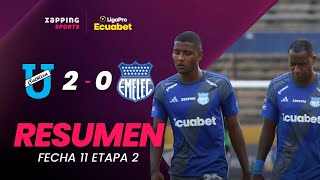 U Católica 2  0 CS Emelec Resumen Fecha 11  2da Etapa  LigaPro Ecuabet [upl. by Ryley]