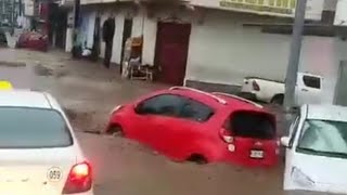 Matagalpa inundada bajo lluvia  graves daños por lluvia en Matagalpa Nicaragua [upl. by Auqenehs]