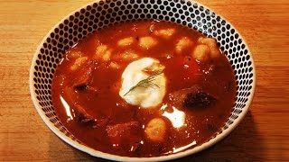 The Best HUNGARIAN GOULASH with CSIPETKE  professional recipe [upl. by Larentia]