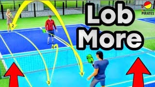 Lobs in Pickleball [upl. by Kohcztiy]