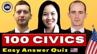 New 20242025 US Citizenship Test 100 Question Quiz USCIS Civics QuestionsAnswers  Ciudadana [upl. by Ateloiv]