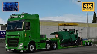 DAF XF E6 530 in Promods  Östersund  Kristinestad  ETS2 Gameplay 4K  wheel cam [upl. by Heck]