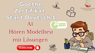 Goethe Zertifikat A1 Listening Practice  Sample Questions amp Answers  Start Deutsch German Exam [upl. by Gowon]