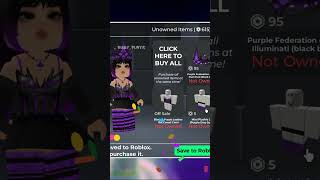 6K ROBUX SHOPPING SPREE Buying my dream fits [upl. by Ateinotna]