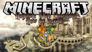 Minecraft Hogwarts Map Download  How to Install w Texturepack 18 Updated [upl. by Docia43]