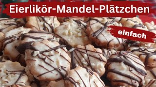 Eierlikör Mandel Plätzchen [upl. by Kcire]