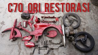 Restorasi Honda C70 Original  Part 1 [upl. by Corin]