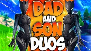 Duos With My 10YearOld Son In Fortnite Battle Royale Tabor Hill and NolanSuperSaiyan Duos [upl. by Kissner]