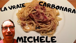 LA VRAIE RECETTE DE LA CARBONARA [upl. by Aket]