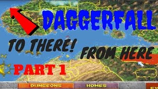 HOW BIG IS THE MAP in Daggerfall Walk Across the Map Part 1 [upl. by Held]