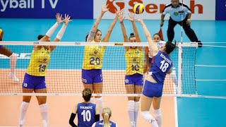 BRASIL X SÉRVIA  MUNDIAL FEMININO DE VÔLEI 2018 [upl. by Rodmur]