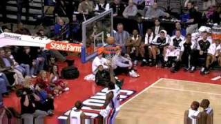 Allen Iverson fake behind the back pass to Antonio McDyess [upl. by Serles]