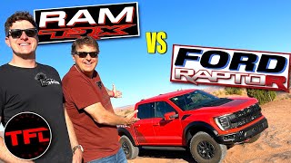 Ford Raptor R vs RAM TRX After OffRoading Both One Is Clearly Better [upl. by Cary]