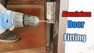 how to install aluminum door frame [upl. by Fong333]