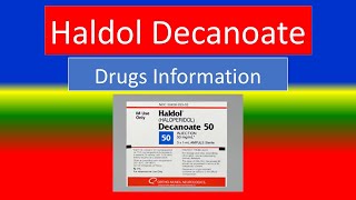 HALDOL DECANOATE  Generic Name Brand Names How to use Precautions Side Effects [upl. by Falcone50]