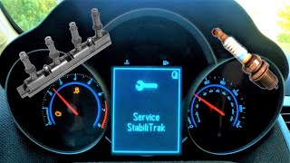 How to Diagnose and Fix Service Stabilitrak Traction Control Problem 2011  2015 Chevy Cruze [upl. by Omlesna]