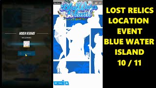 🔍1011 Lost Relics Location at Event Blue Water Island  GODDESS OF VICTORY NIKKE [upl. by Orabelle]