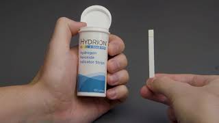 Hydrogen Peroxide Test Strips  Micro Essential Laboratory Hydrion Brand [upl. by Aicilla443]