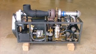 GR5A Experimental Turboshaft Jet Engine Demo [upl. by Ahsataj]