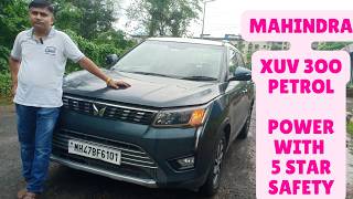 Mahindra XUV 3OO Petrol AMT  XUV 3OO W8 Power Full SUV In Segment With Safety caarnavtech [upl. by Eadas635]