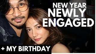 Newly Engaged sa New Year And Its My Birthday VLOG 48 [upl. by Dnalyar]