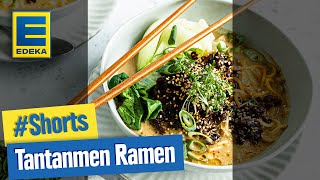 Tantanmen Ramen I Einfaches amp veganes RamenNudelnRezept SHORTS [upl. by Loggia]