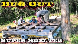 Building A Bug Out Survival Super Shelter  Recycled Materials [upl. by Eignat]