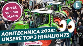 Agritechnica 2023 Unsere drei Highlights auf der Messe  WDR Lokalzeit LandSchafft [upl. by Pegg544]