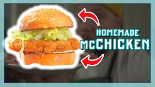 McDonalds Eten Homemade McChicken  EtenmetNick  How to [upl. by Minette267]