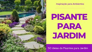 Pisante para Jardim  50 Ideias de Pisantes para Jardim  Concreto Madeira Cimento Pedra [upl. by Haymo19]