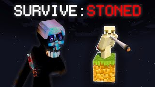 Survive Stoned Horror Minecraft One Block [upl. by Chet785]