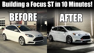 Building a Focus ST in 10 Minutes  HUGE TRANSFORMATION [upl. by Eta]