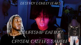 REACTING TO DESTROY LONELY LEAKS  quotCOURTSHIP DATINGquot  CRYSTAL CASTLES SAMPLE [upl. by Adnaloy516]