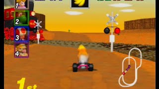 Mario Kart 64  Kalimari Desert N64 [upl. by Aidekal]