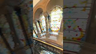 Inside the Queen Victoria Building featuring the StainedGlass Window qvb building buildings [upl. by Stilla]