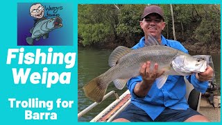 FISHING WEIPA Trolling for BARRA [upl. by Nauhs388]