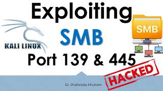 Exploiting SMB 139 and 445  Kali Linux  Metasploitable2  Lab [upl. by Yeleak]