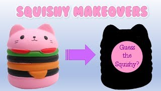 Squishy Makeovers  Famous Cat Burger Guess the Squishy [upl. by Thom]