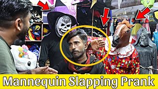 Mannequin Slapping Prank  Funny Slapping Prank  Our Entertainment [upl. by Lonny724]