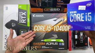 intel Core i5 10400F GIGABYTE B460M AORUS PRO RTX 2060 Gaming PC Build Benchmark [upl. by Assenej]