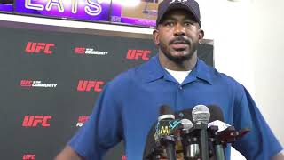 Khalil Rountree UFC HOF Red Carpet [upl. by Anialam642]