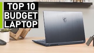 Top 10 Best Budget Laptop [upl. by Enitnatsnoc]