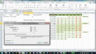 Excel  NETTOARBEITSTAGE und NETTOARBEITSTAGEINTL  Arbeitstage berechnen [upl. by Adlitam]