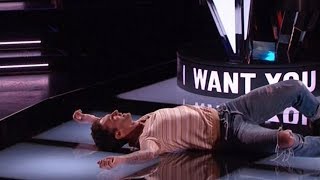 Top 10 performance That made coaches Fall Off chairs in The voice Audition 2018 [upl. by Lauren952]