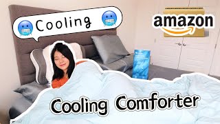 Best cooling comforter for hot sleepers amazon arc chill COOLING COMFORTER amazon favorites [upl. by Handel]