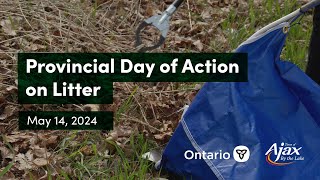 Provincial Day of Action on Litter  May 14 2024 [upl. by Aidne]