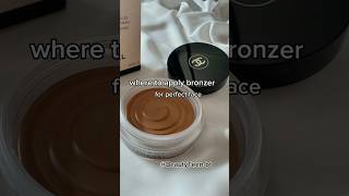 Where to apply bronzer for perfect face 🤎BeautyTeenbt shortsfeed shorts makeup [upl. by Babs]