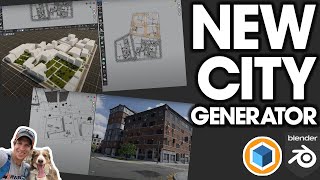 ICity  A NEW City Generator for Blender is Here [upl. by Aminta]