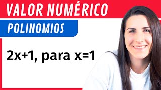 VALOR NUMÉRICO de un POLINOMIO 🔢 ¿Qué es y cómo calcularlo [upl. by Enelyw]