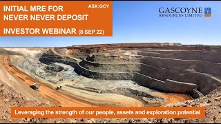 Gascoyne Resources Investors Webinar [upl. by Lorenz904]